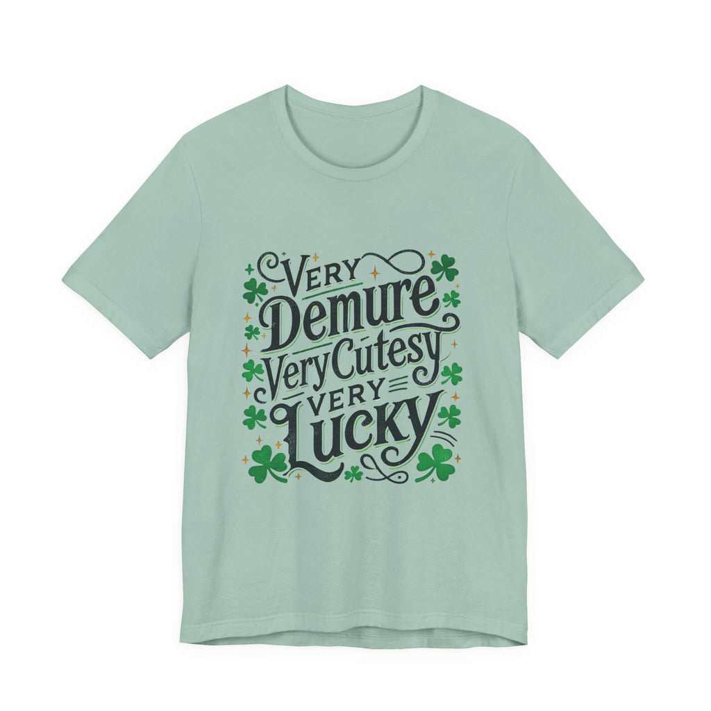 St Patrick's Day Tee, Irish Shamrock Tee, Feeling Lucky by PopCultureByDesign36