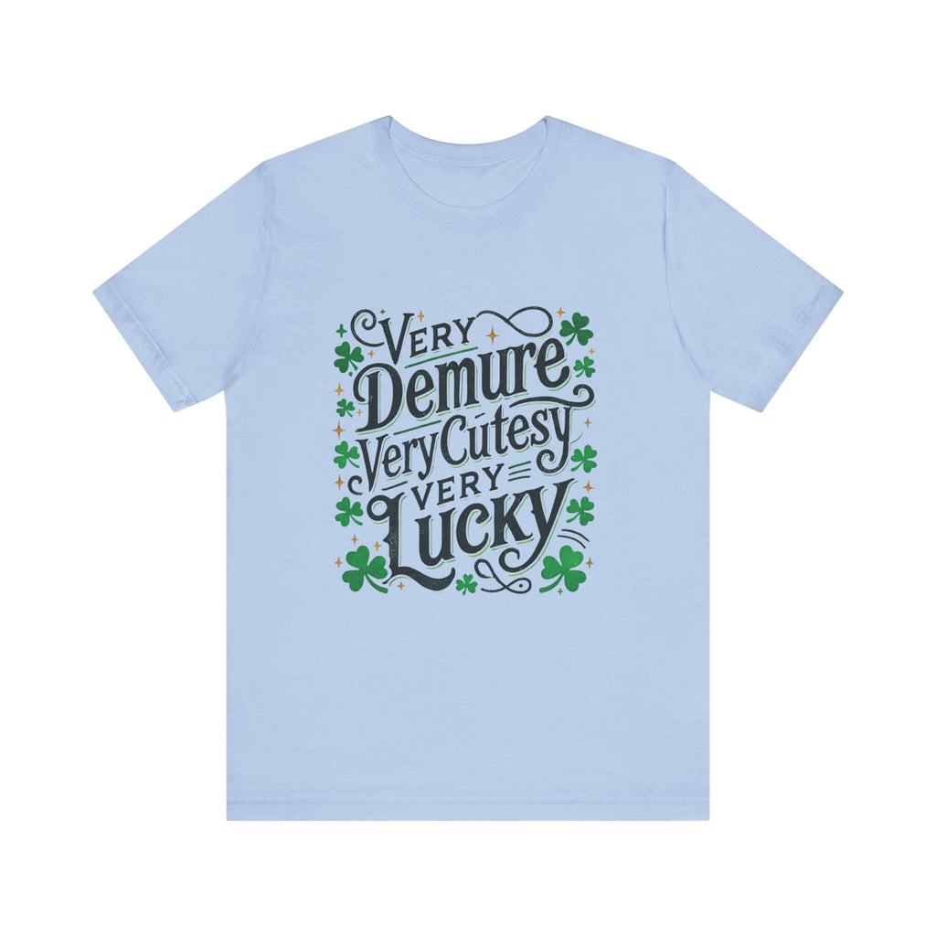 St Patrick's Day Tee, Irish Shamrock Tee, Feeling Lucky by PopCultureByDesign36