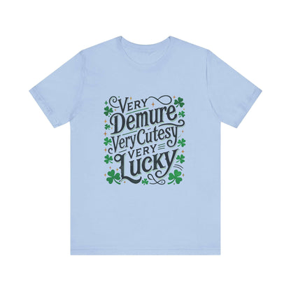St Patrick's Day Tee, Irish Shamrock Tee, Feeling Lucky - Popbydesign