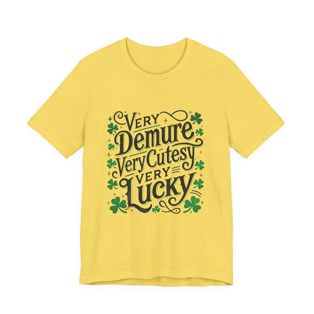 St Patrick's Day Tee, Irish Shamrock Tee, Feeling Lucky by PopCultureByDesign36