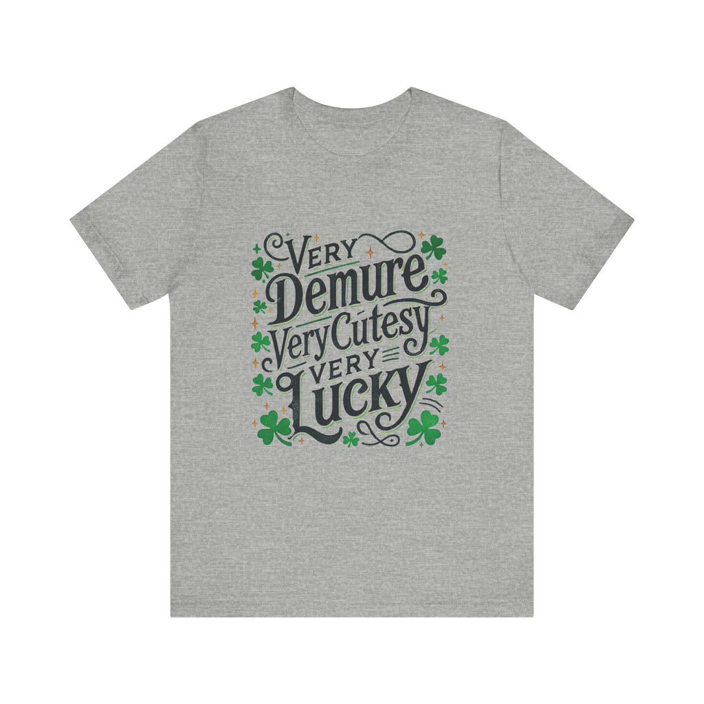 St Patrick's Day Tee, Irish Shamrock Tee, Feeling Lucky by PopCultureByDesign36