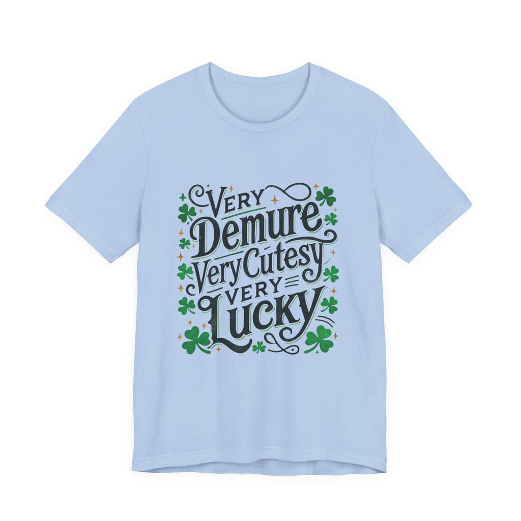 St Patrick's Day Tee, Irish Shamrock Tee, Feeling Lucky by PopCultureByDesign36