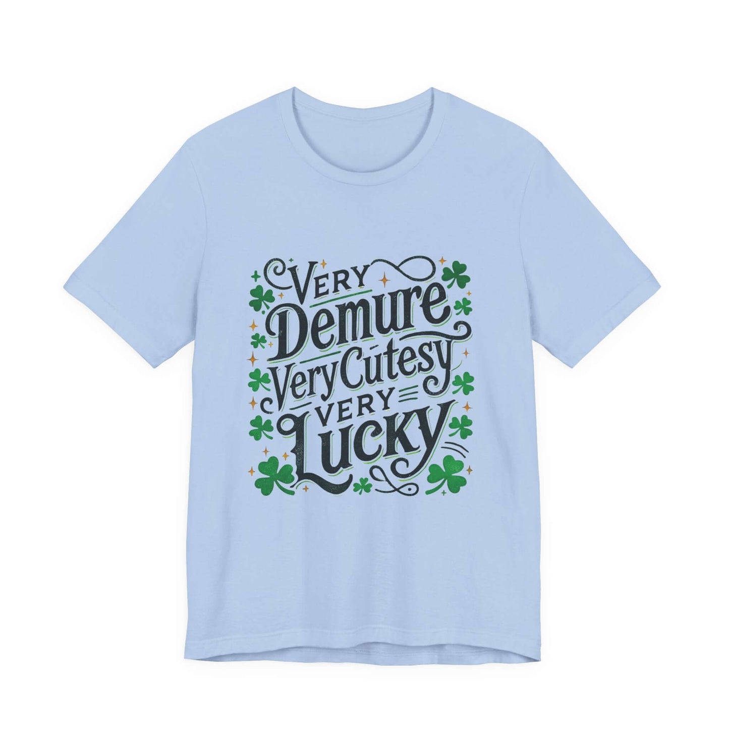 St Patrick's Day Tee, Irish Shamrock Tee, Feeling Lucky - Popbydesign