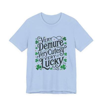 St Patrick's Day Tee, Irish Shamrock Tee, Feeling Lucky - Popbydesign