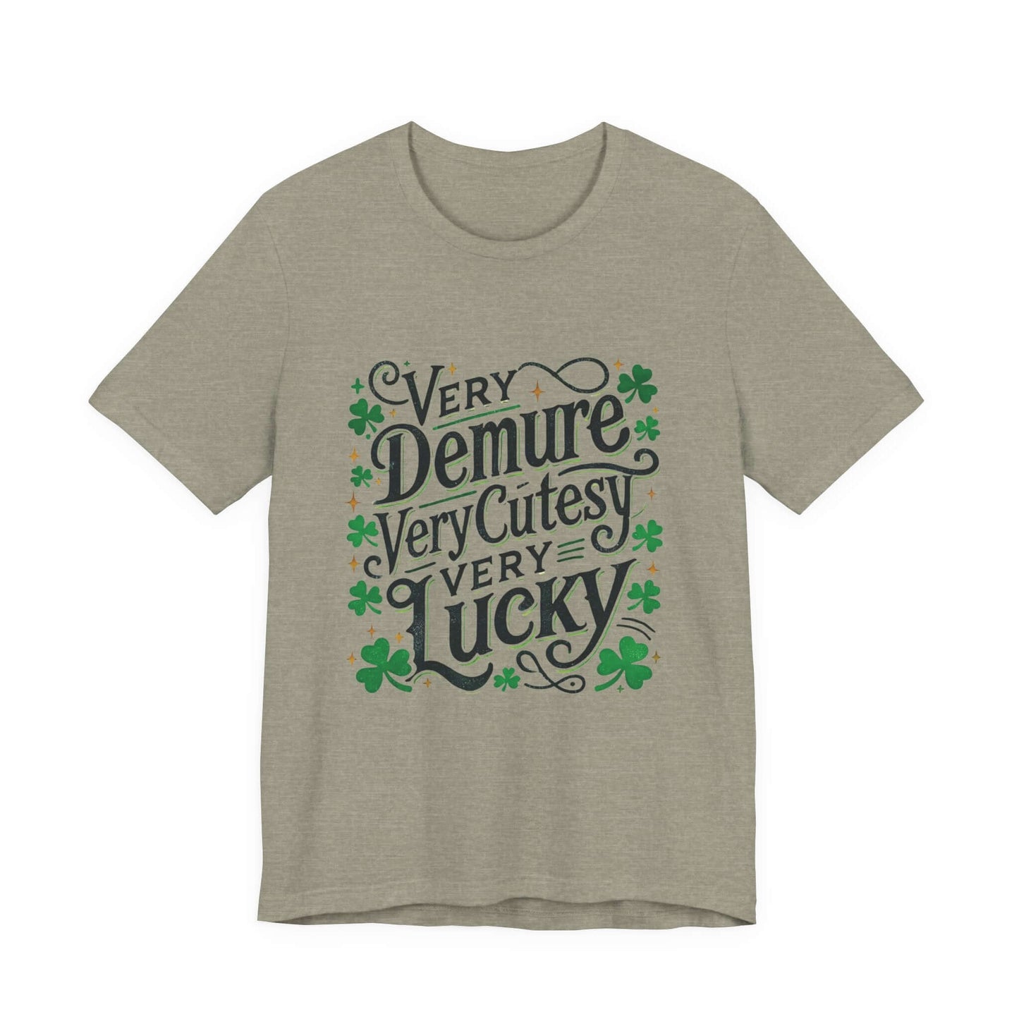 St Patrick's Day Tee, Irish Shamrock Tee, Feeling Lucky - Popbydesign