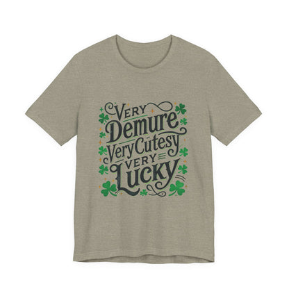 St Patrick's Day Tee, Irish Shamrock Tee, Feeling Lucky - Popbydesign