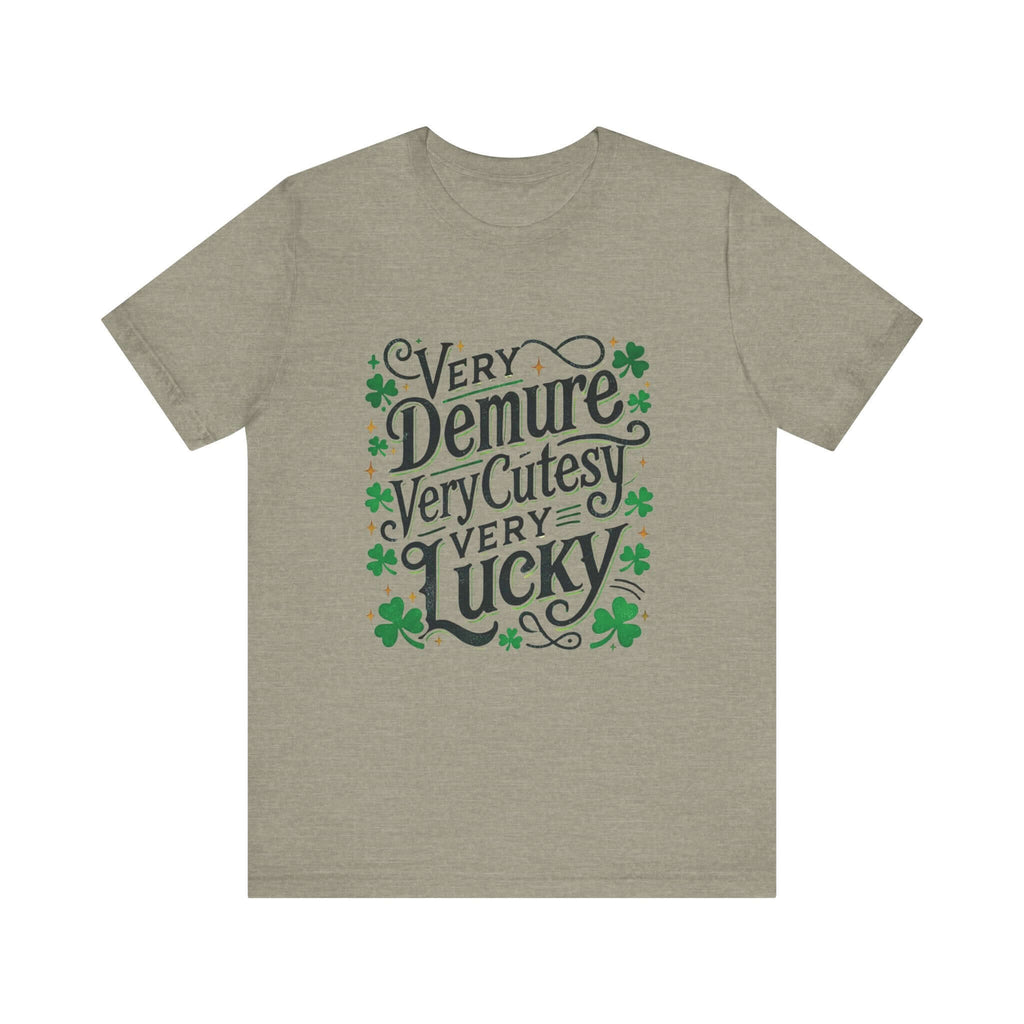 St Patrick's Day Tee, Irish Shamrock Tee, Feeling Lucky by PopCultureByDesign36
