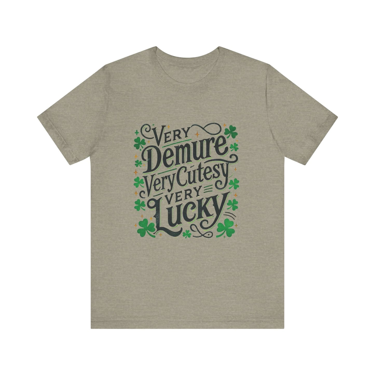 St Patrick's Day Tee, Irish Shamrock Tee, Feeling Lucky - Popbydesign