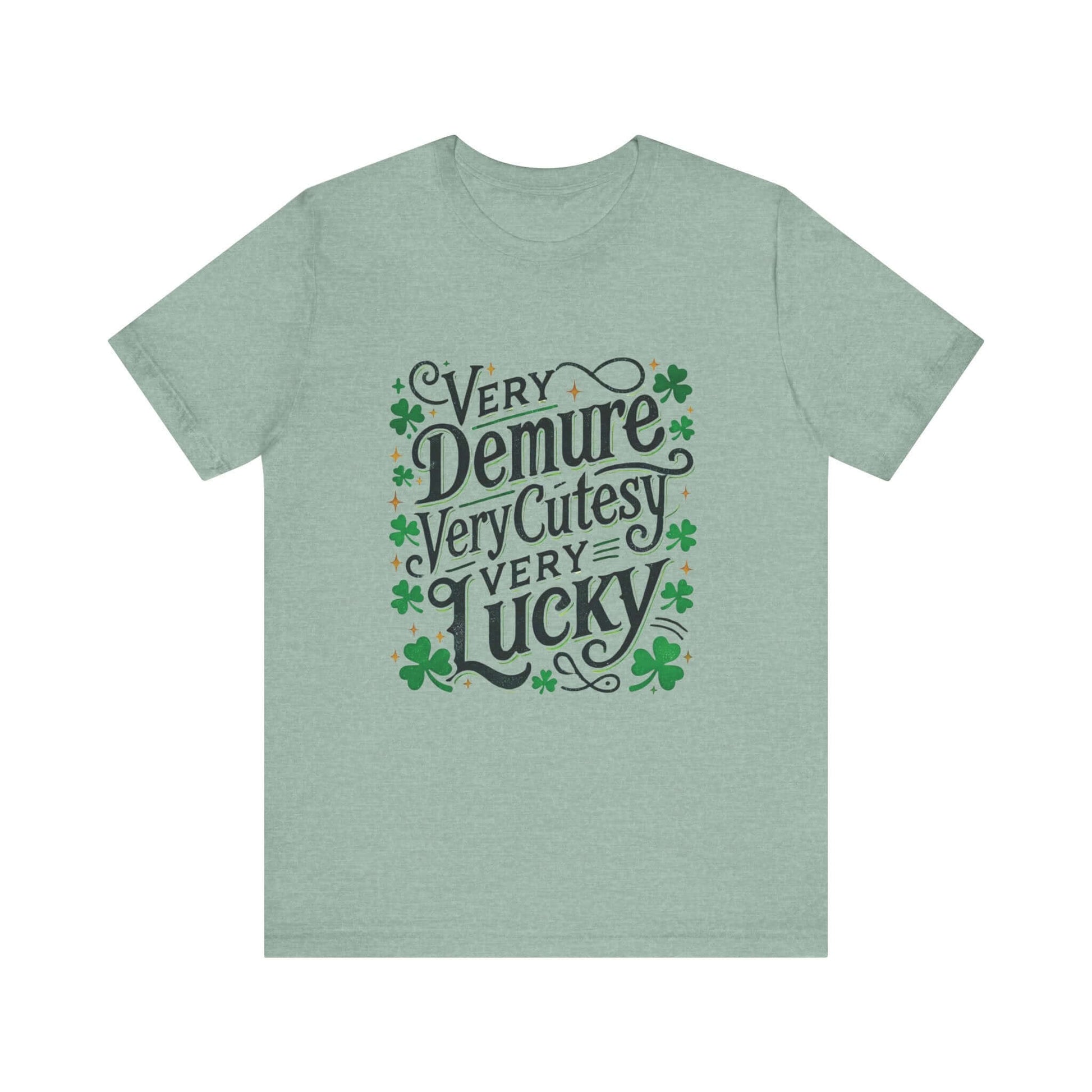 St Patrick's Day Tee, Irish Shamrock Tee, Feeling Lucky - Popbydesign