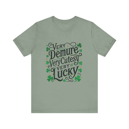 St Patrick's Day Tee, Irish Shamrock Tee, Feeling Lucky - Popbydesign