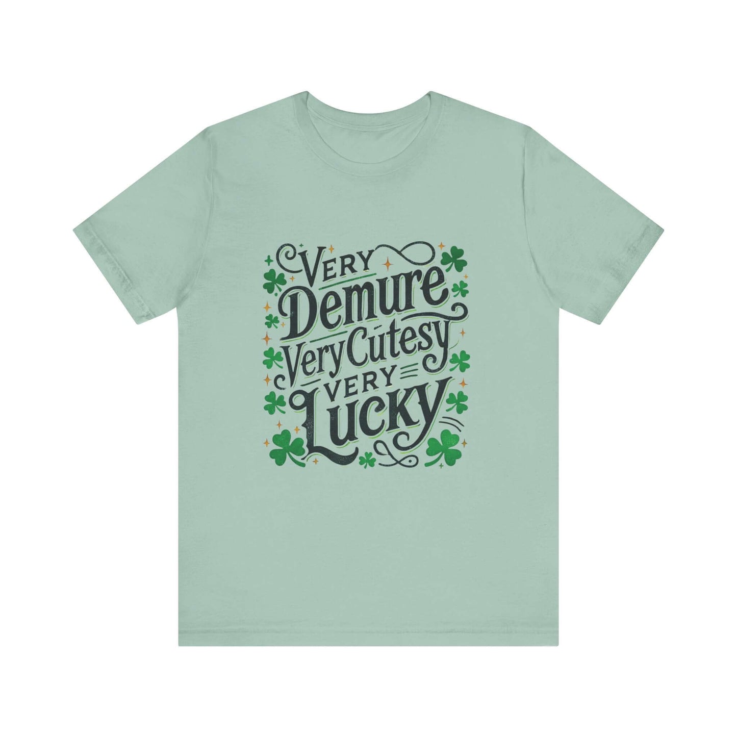 St Patrick's Day Tee, Irish Shamrock Tee, Feeling Lucky - Popbydesign