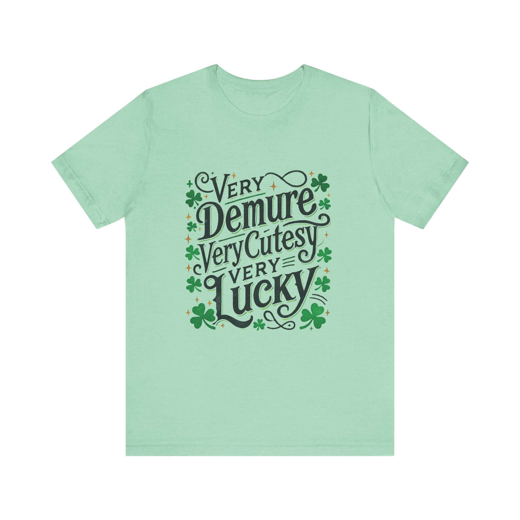 St Patrick's Day Tee, Irish Shamrock Tee, Feeling Lucky by PopCultureByDesign36