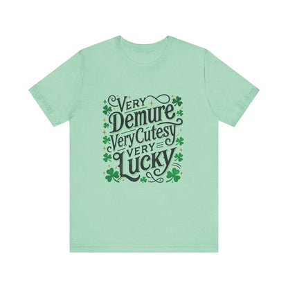 St Patrick's Day Tee, Irish Shamrock Tee, Feeling Lucky - Popbydesign