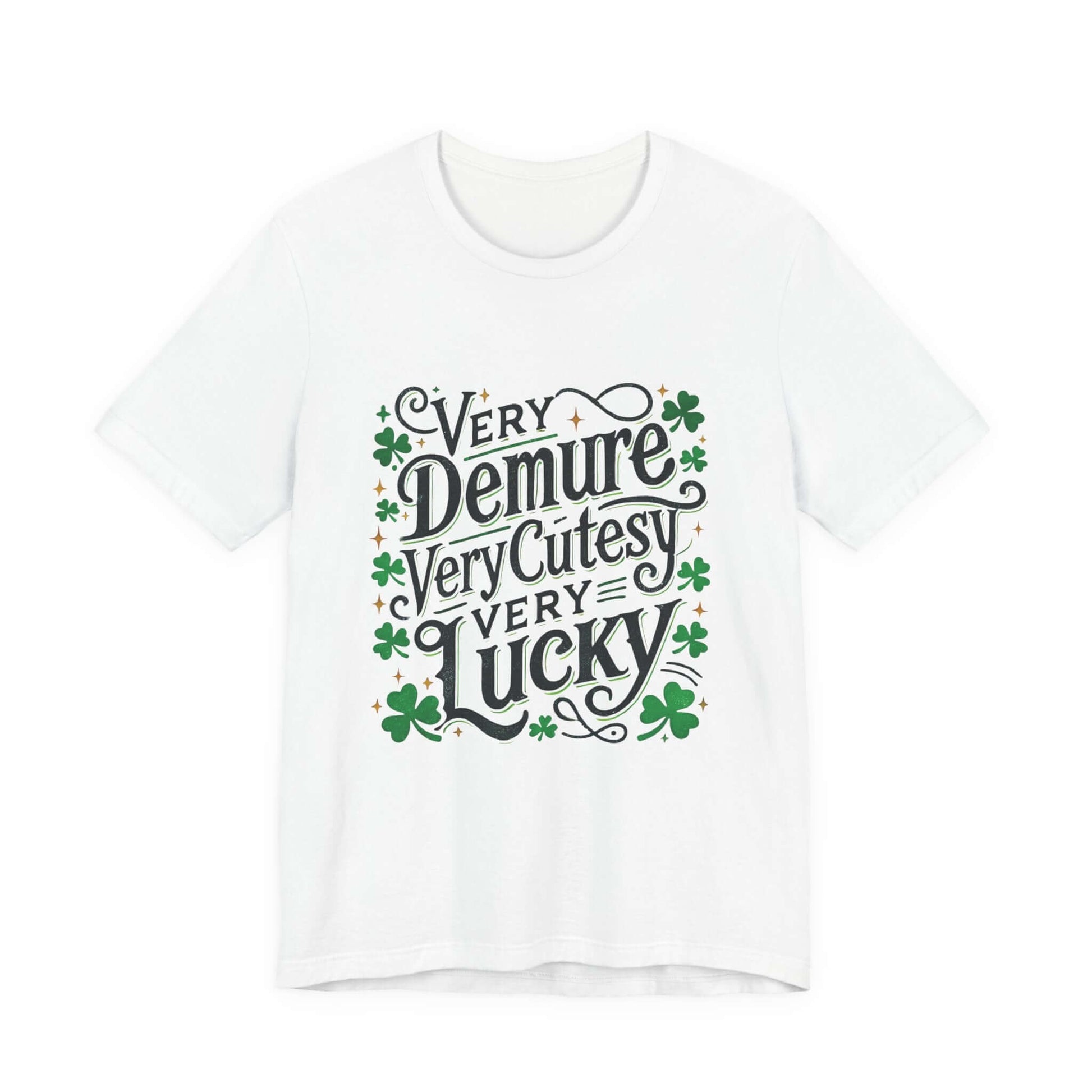 St Patrick's Day Tee, Irish Shamrock Tee, Feeling Lucky - Popbydesign