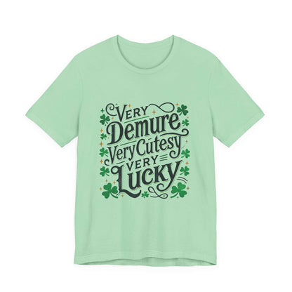 St Patrick's Day Tee, Irish Shamrock Tee, Feeling Lucky - Popbydesign