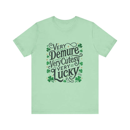 St Patrick's Day Tee, Irish Shamrock Tee, Feeling Lucky - Popbydesign