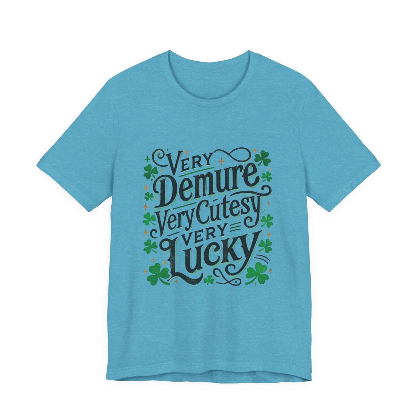 St Patrick's Day Tee, Irish Shamrock Tee, Feeling Lucky - Popbydesign