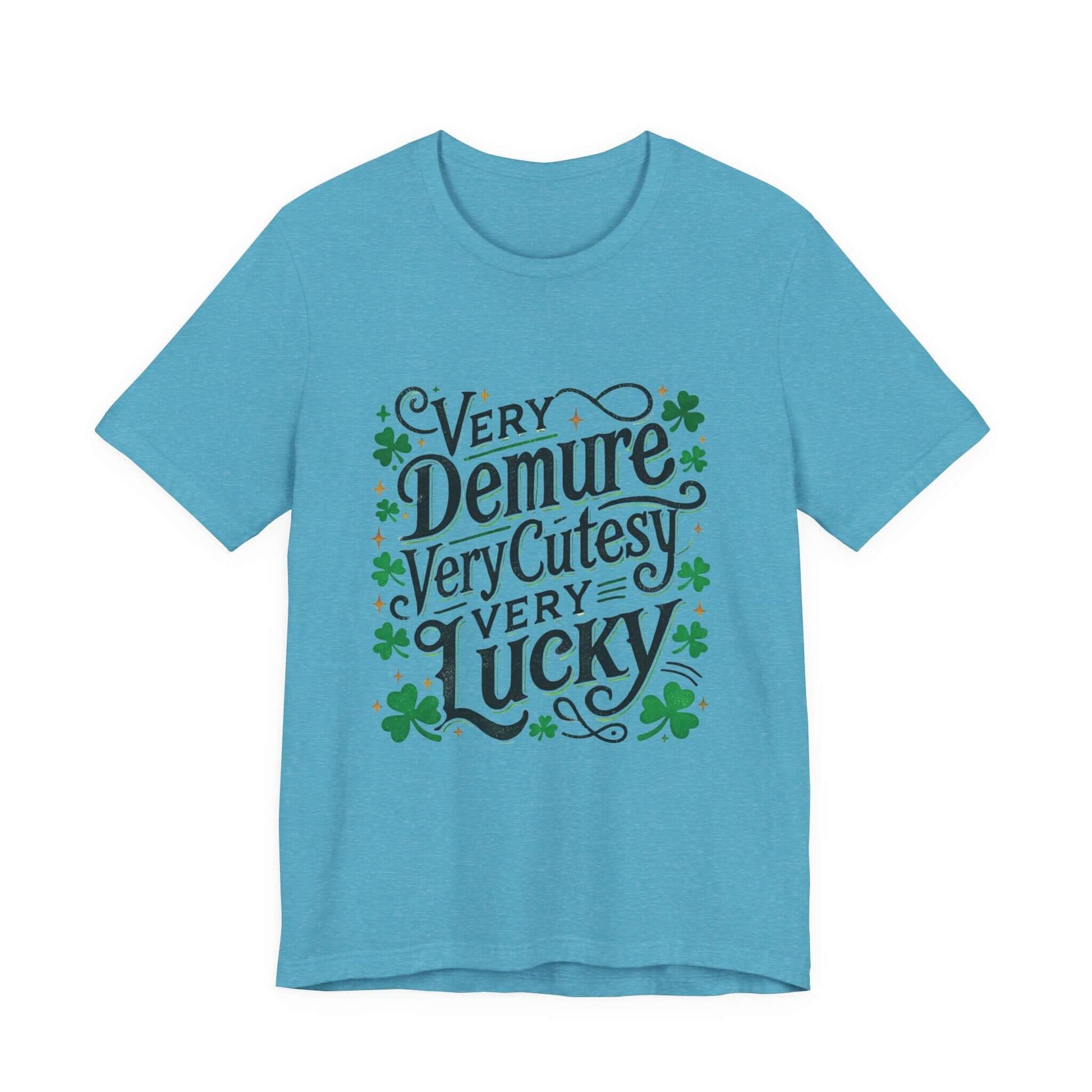 St Patrick's Day Tee, Irish Shamrock Tee, Feeling Lucky - Popbydesign