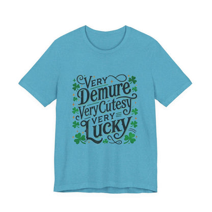 St Patrick's Day Tee, Irish Shamrock Tee, Feeling Lucky - Popbydesign