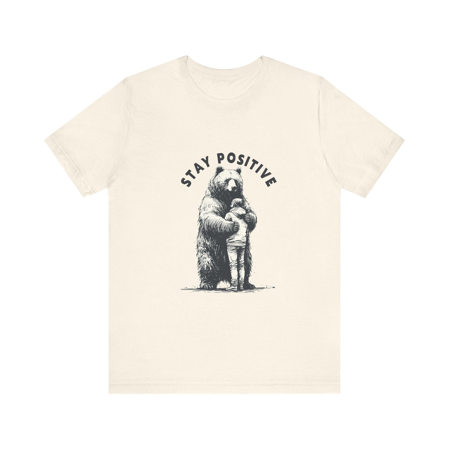 Stay Positive Bear Hug Shirt, Mental Health Shirt, Bear Hug - Popbydesign