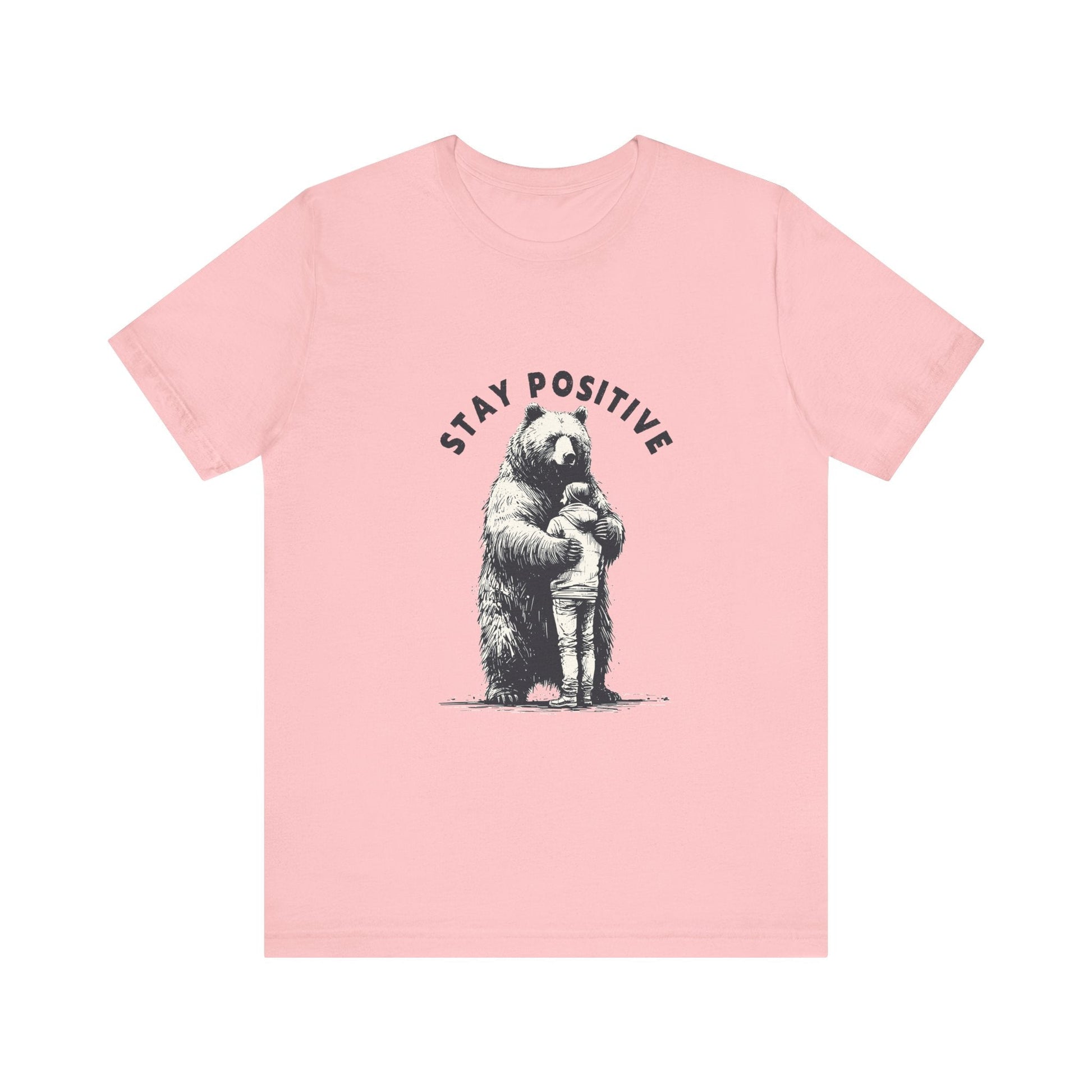 Stay Positive Bear Hug Shirt, Mental Health Shirt, Bear Hug - Popbydesign