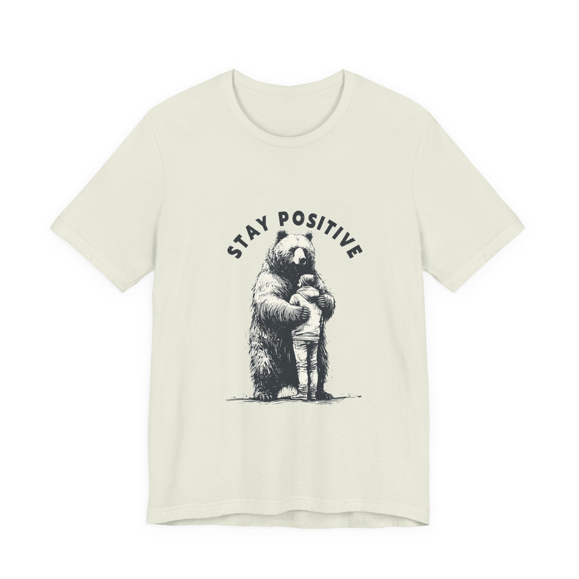 Stay Positive Bear Hug Shirt, Mental Health Shirt, Bear Hug - Popbydesign