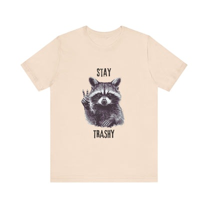 Stay Trashy Raccoon Shirt, Raccoon Shirt Funny, Raccoon Tee - Popbydesign