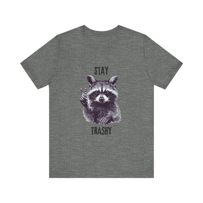 Stay Trashy Raccoon Shirt, Raccoon Shirt Funny, Raccoon Tee - Popbydesign