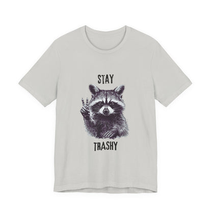 Stay Trashy Raccoon Shirt, Raccoon Shirt Funny, Raccoon Tee - Popbydesign