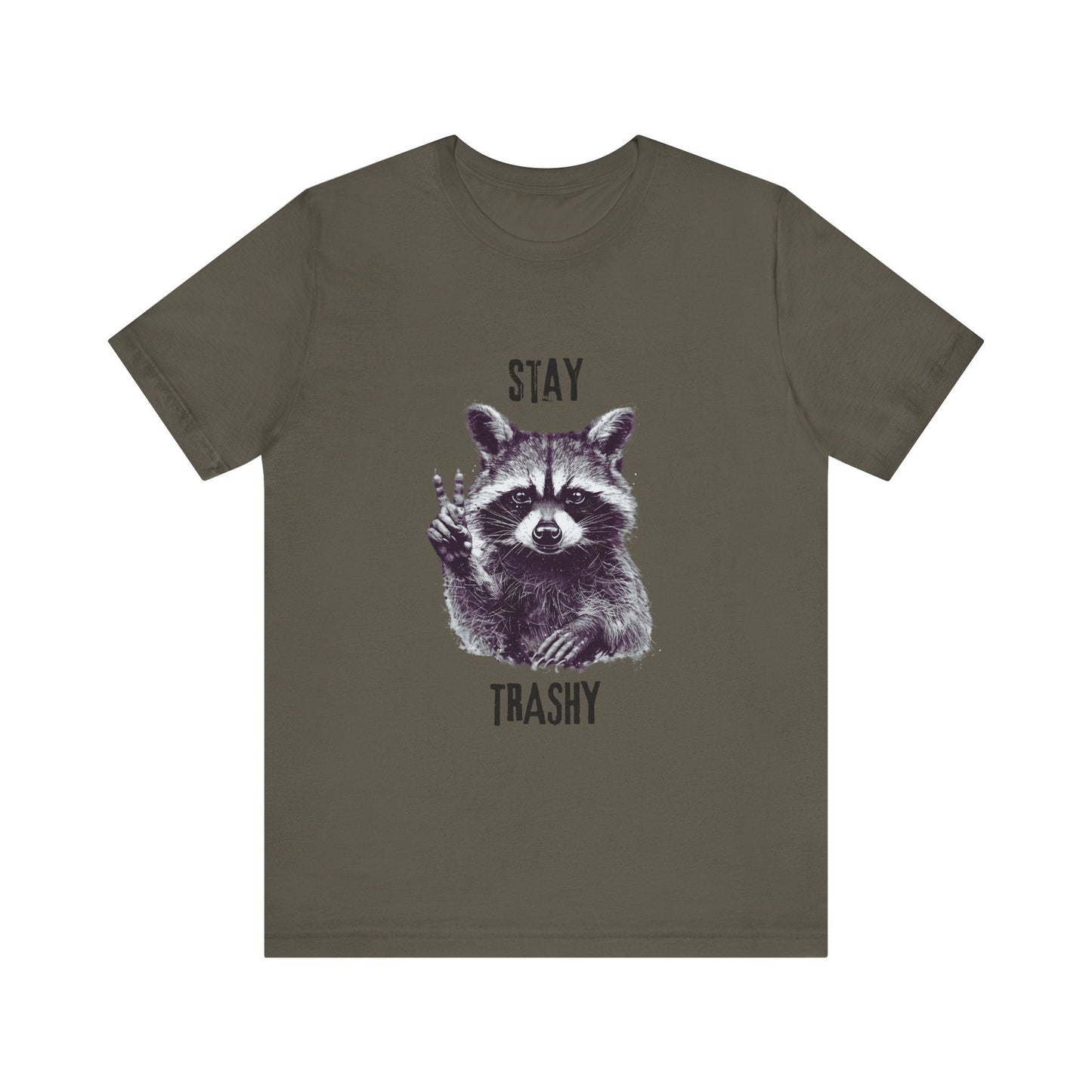 Stay Trashy Raccoon Shirt, Raccoon Shirt Funny, Raccoon Tee - Popbydesign
