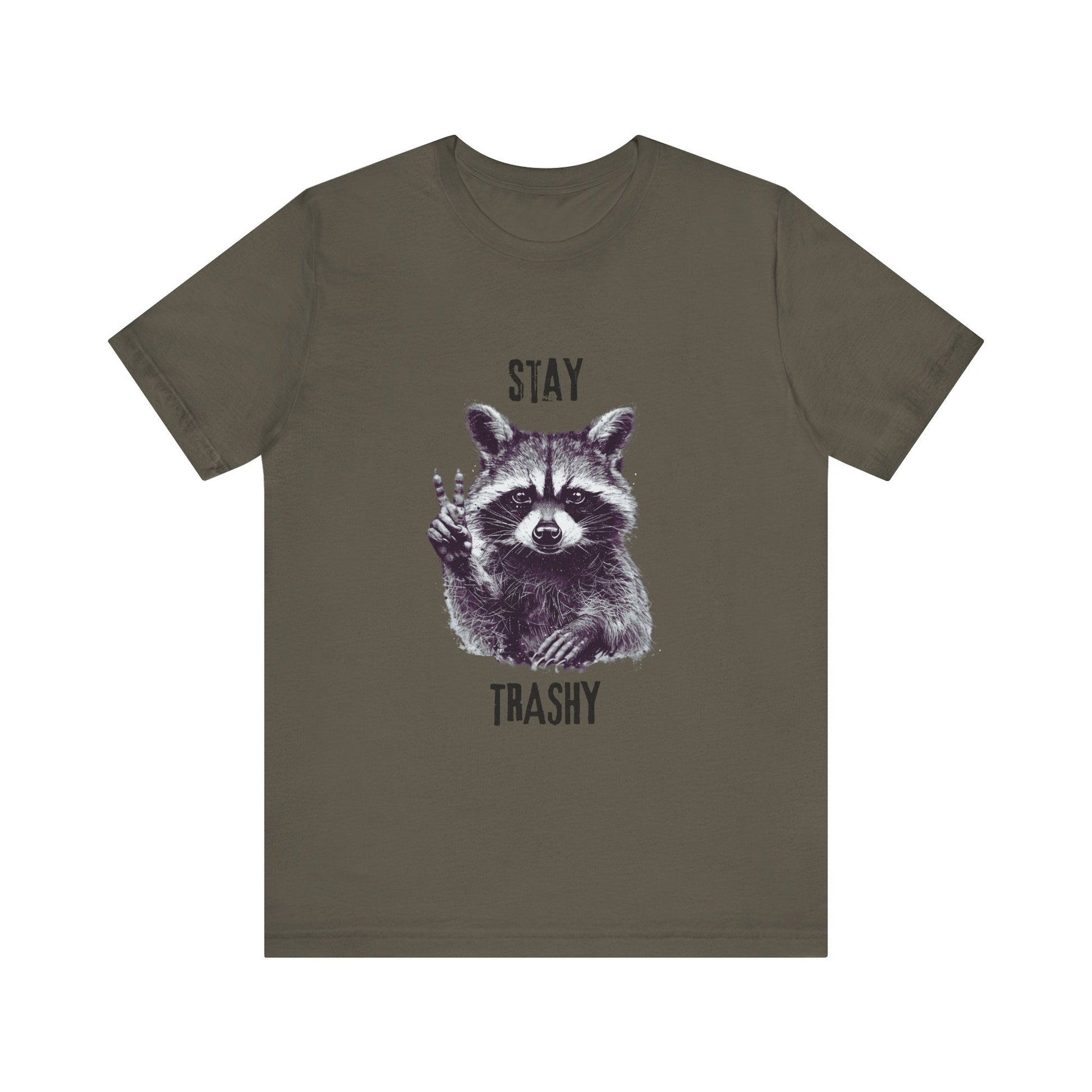 Stay Trashy Raccoon Shirt, Raccoon Shirt Funny, Raccoon Tee - Popbydesign