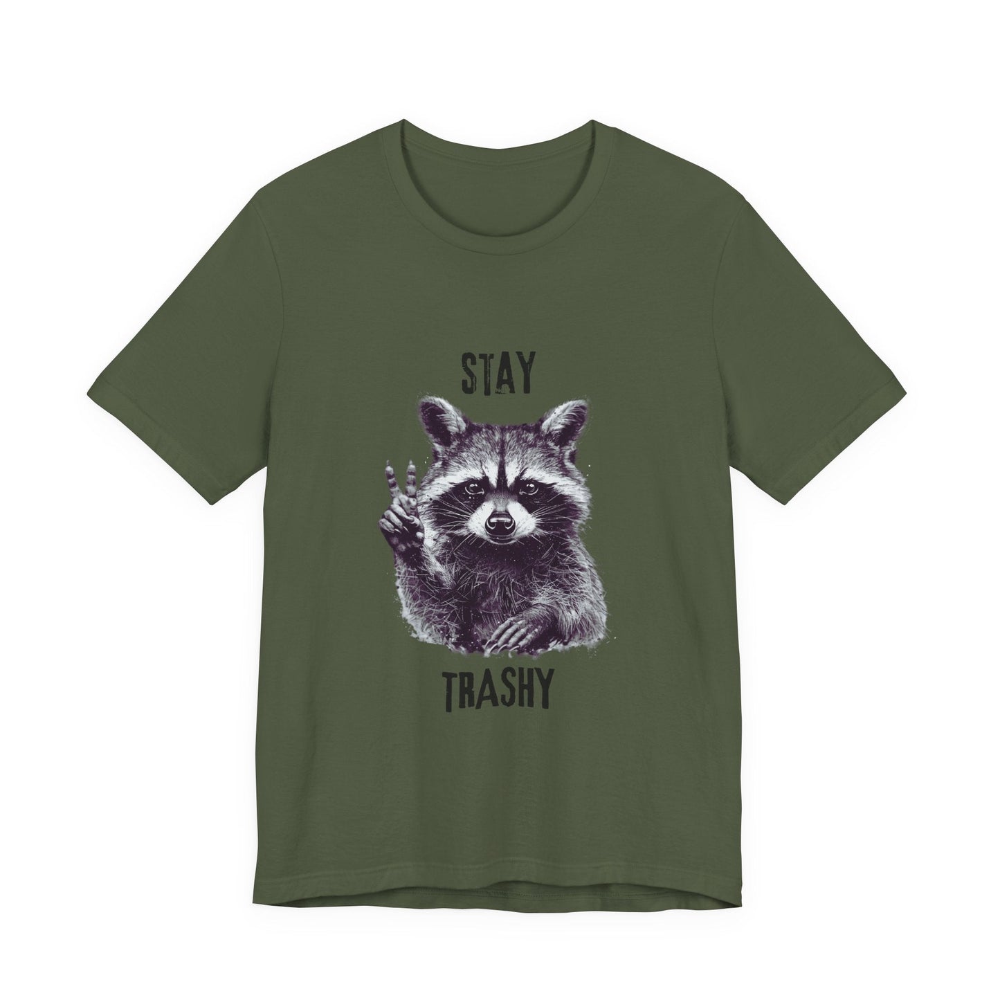 Stay Trashy Raccoon Shirt, Raccoon Shirt Funny, Raccoon Tee - Popbydesign