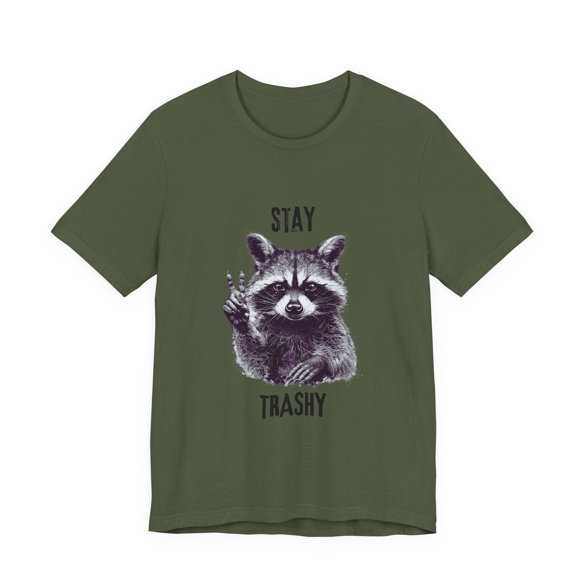Stay Trashy Raccoon Shirt, Raccoon Shirt Funny, Raccoon Tee - Popbydesign
