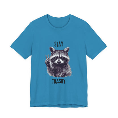 Stay Trashy Raccoon Shirt, Raccoon Shirt Funny, Raccoon Tee - Popbydesign