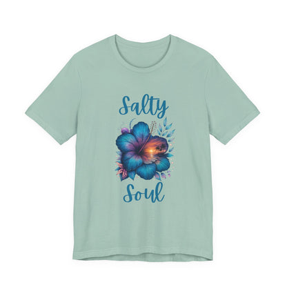 Summer Salty Soul T-shirt, Trendy Summer Shirt, Summer Shirt - Popbydesign