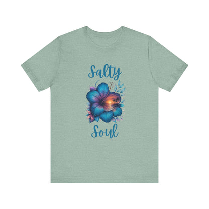 Summer Salty Soul T-shirt, Trendy Summer Shirt, Summer Shirt - Popbydesign