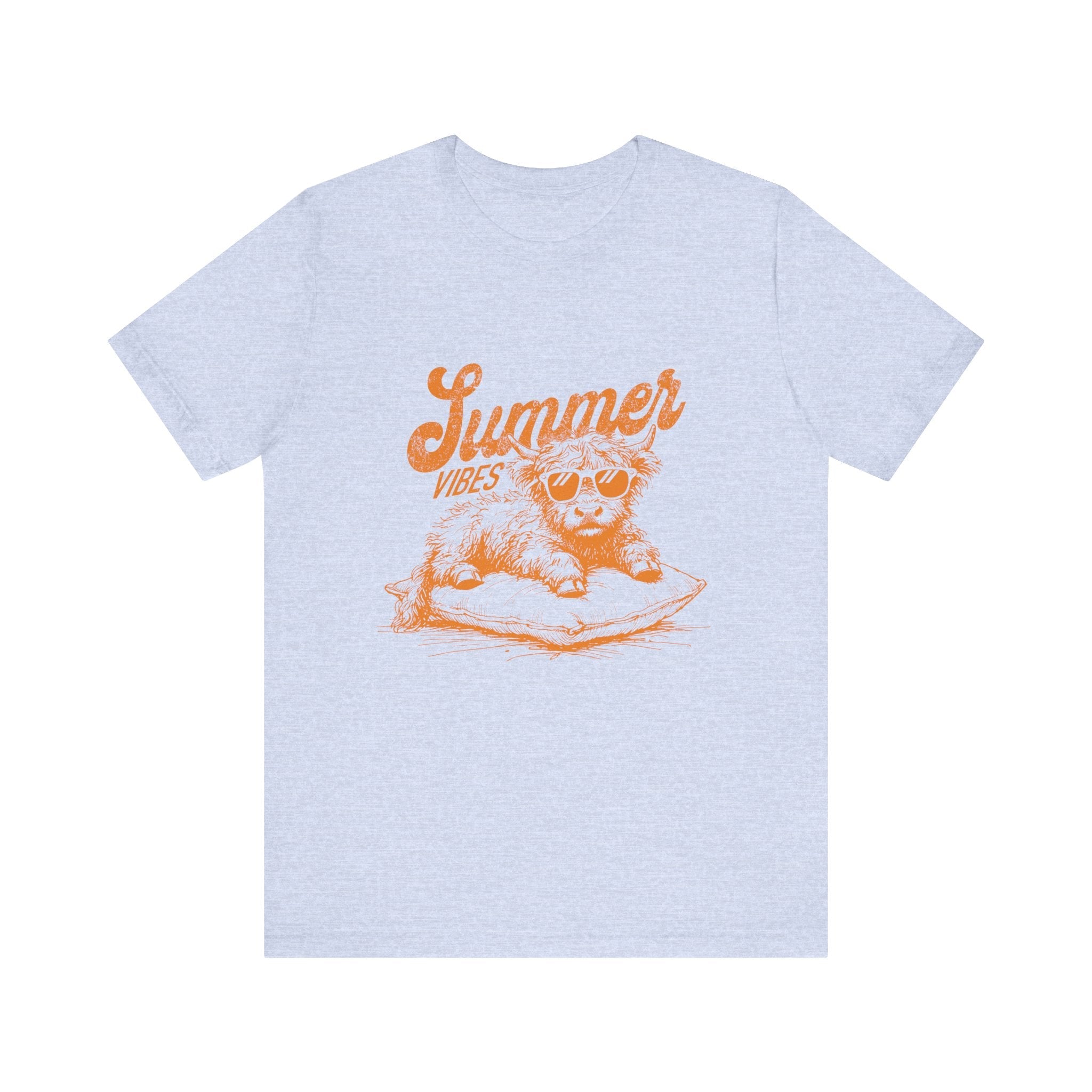 Summer Vibes Highland Cow Shirt, Western Shirt, Cow Shirt by PopCultureByDesign36