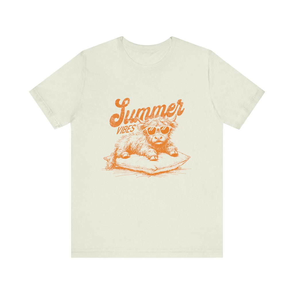 Summer Vibes Highland Cow Shirt, Western Shirt, Cow Shirt by PopCultureByDesign36
