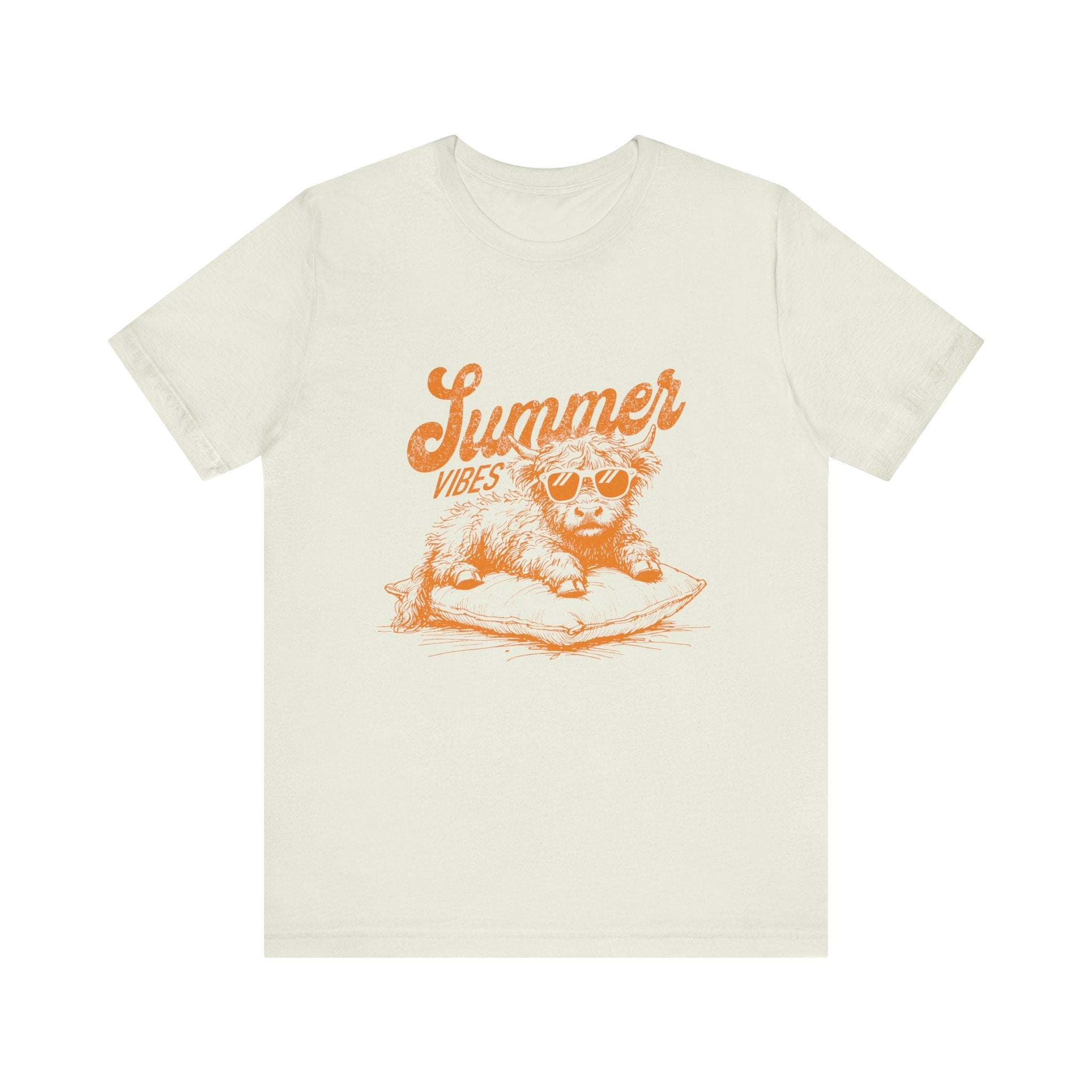 Summer Vibes Highland Cow Shirt, Western Shirt, Cow Shirt by PopCultureByDesign36