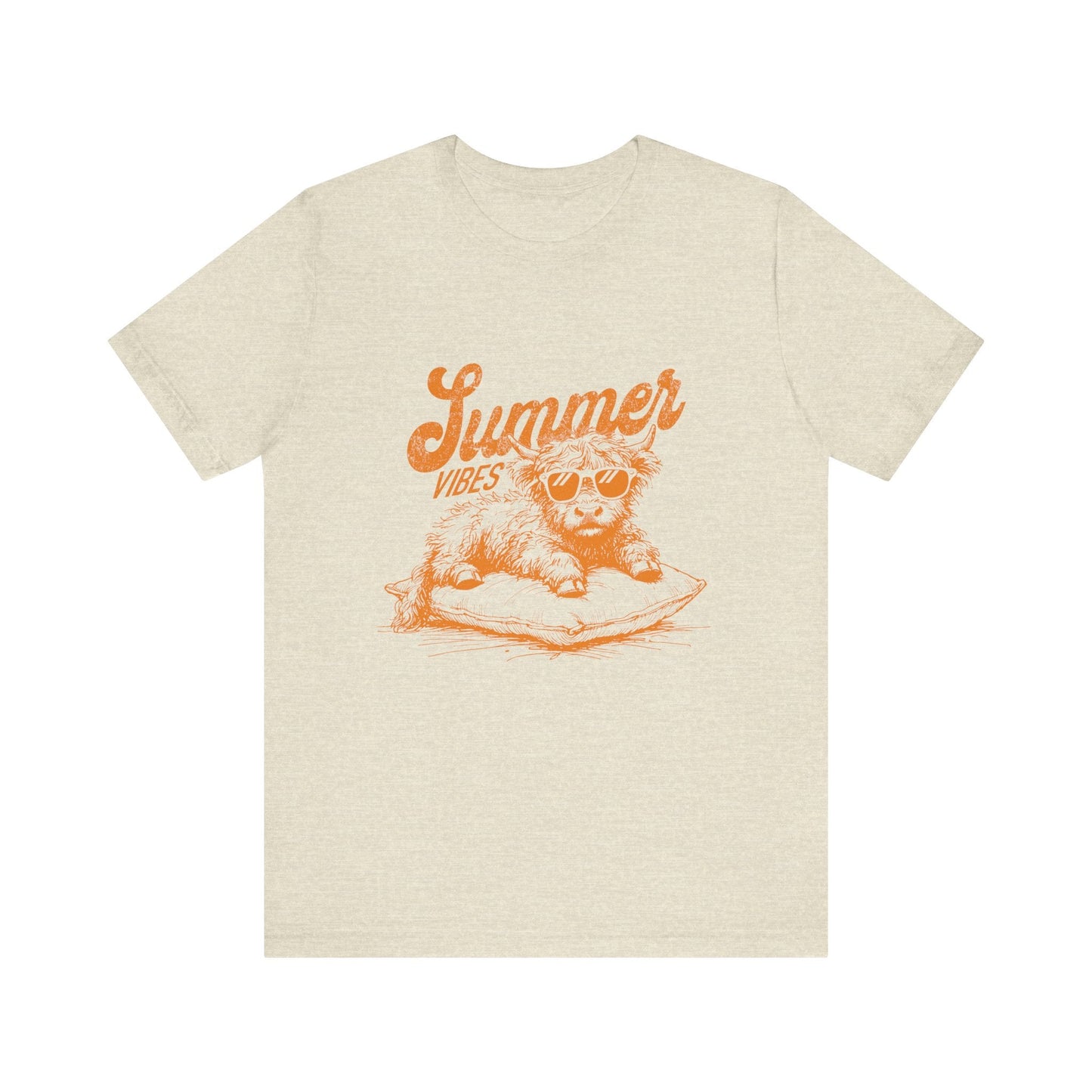 Summer Vibes Highland Cow Shirt, Western Shirt, Cow Shirt - Popbydesign