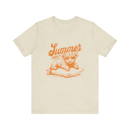 Summer Vibes Highland Cow Shirt, Western Shirt, Cow Shirt - Popbydesign