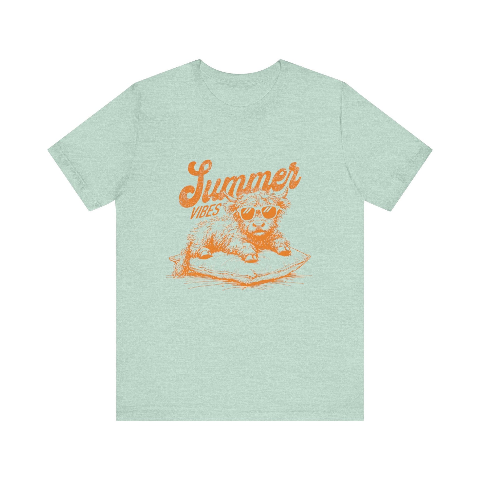 Summer Vibes Highland Cow Shirt, Western Shirt, Cow Shirt - Popbydesign