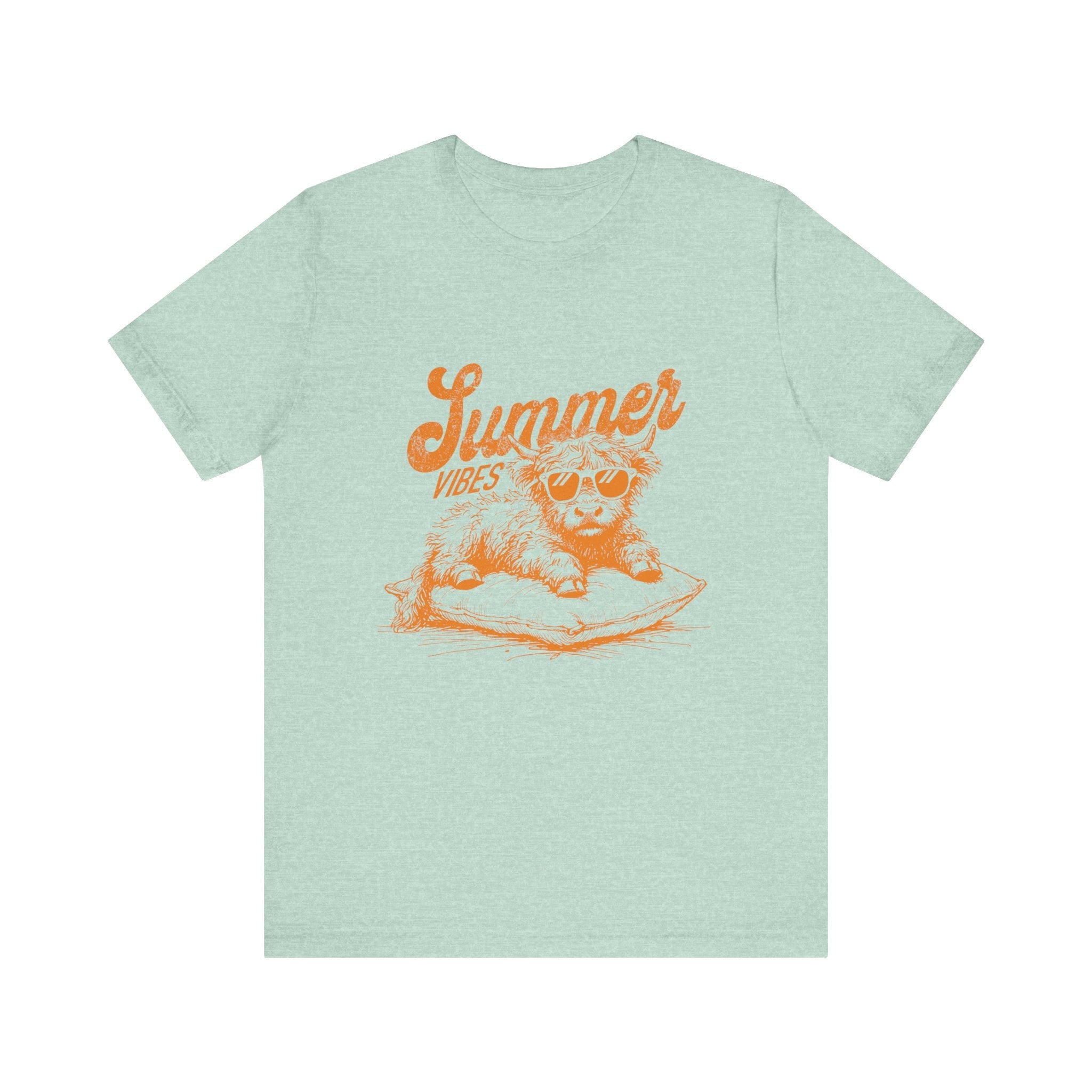 Summer Vibes Highland Cow Shirt, Western Shirt, Cow Shirt by PopCultureByDesign36