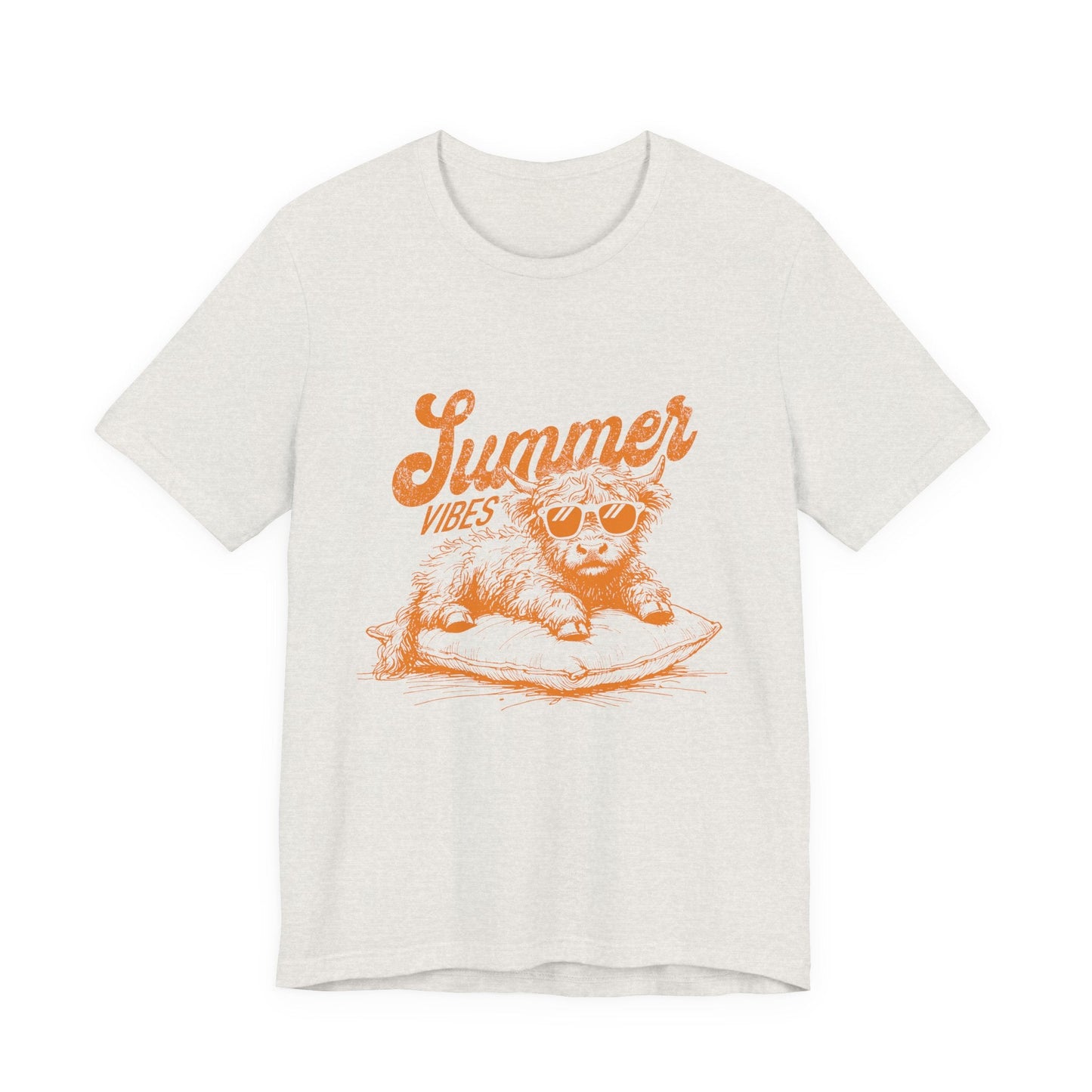 Summer Vibes Highland Cow Shirt, Western Shirt, Cow Shirt - Popbydesign