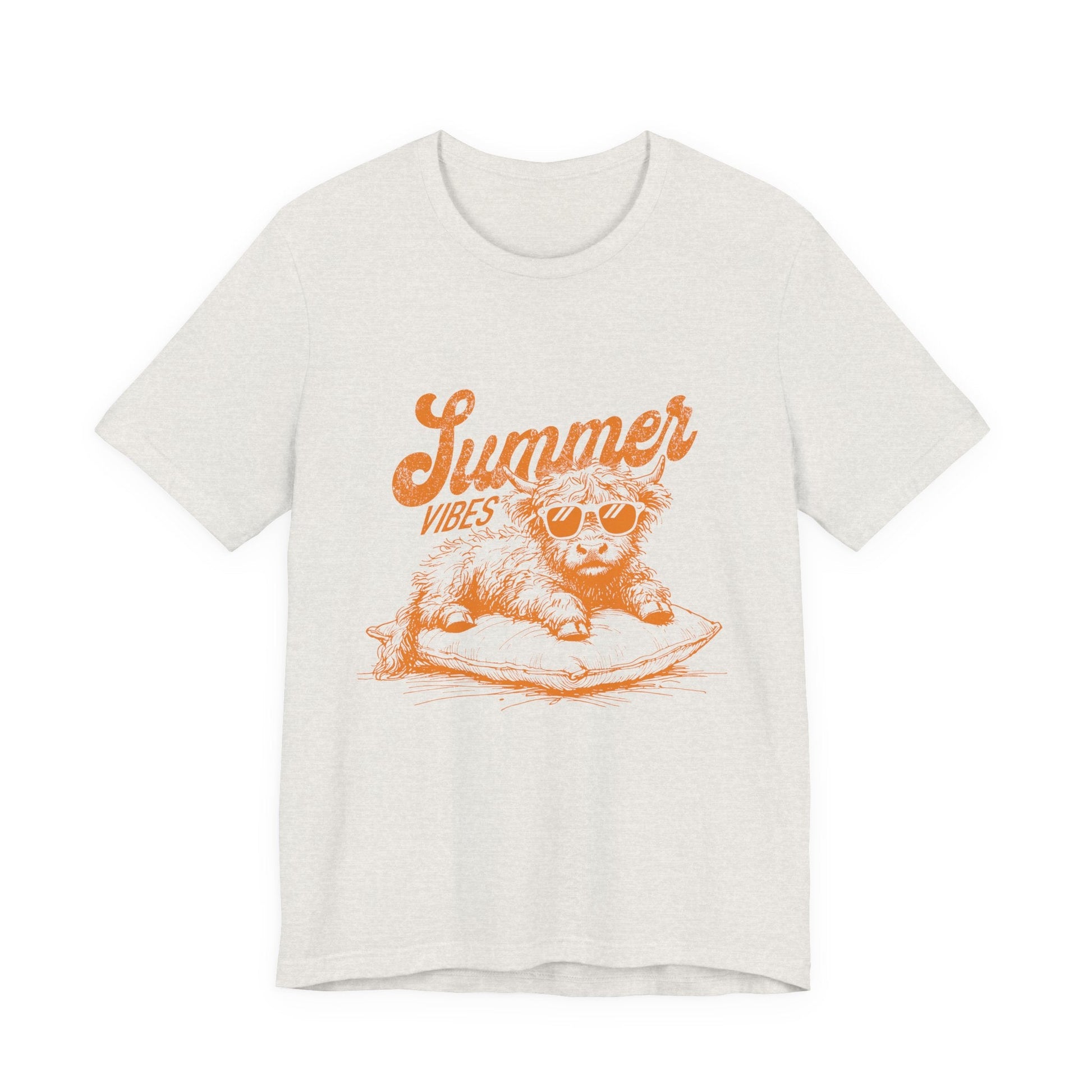 Summer Vibes Highland Cow Shirt, Western Shirt, Cow Shirt - Popbydesign