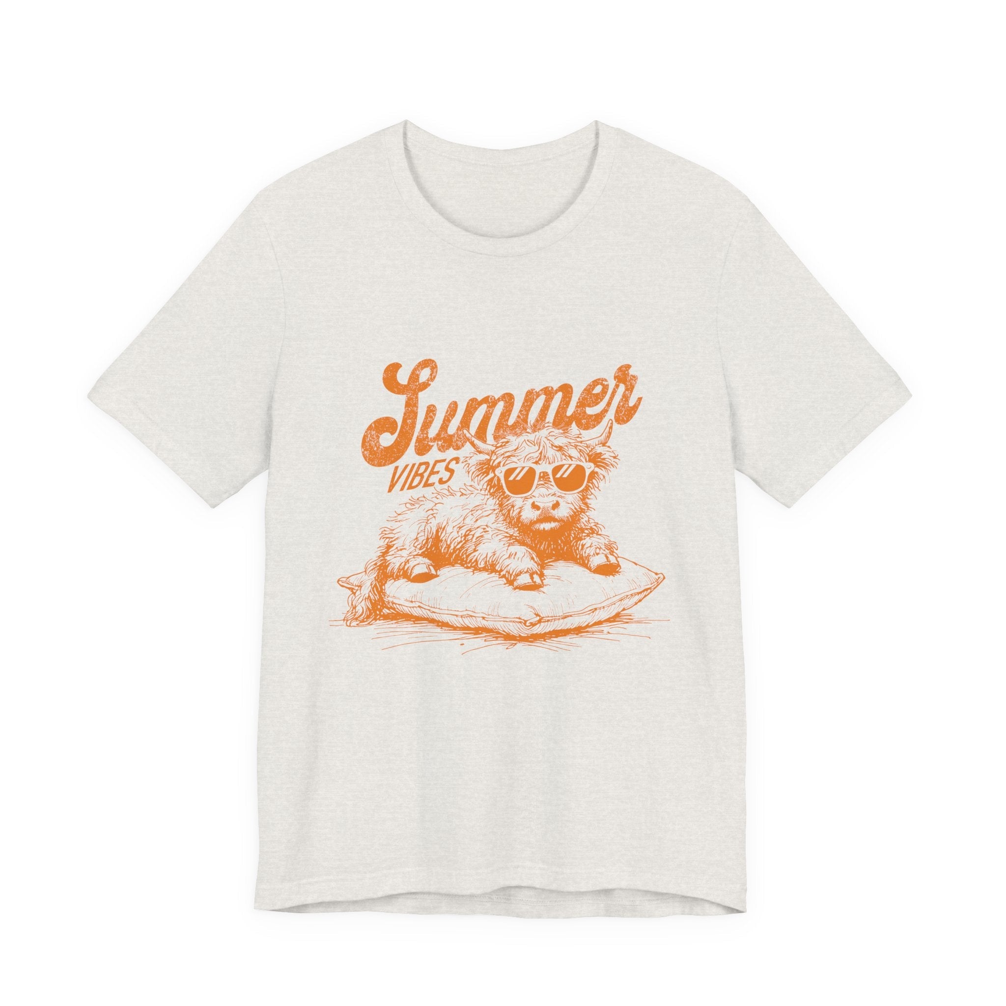 Summer Vibes Highland Cow Shirt, Western Shirt, Cow Shirt by PopCultureByDesign36