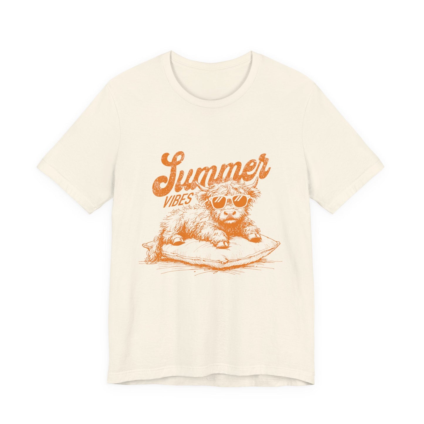 Summer Vibes Highland Cow Shirt, Western Shirt, Cow Shirt - Popbydesign