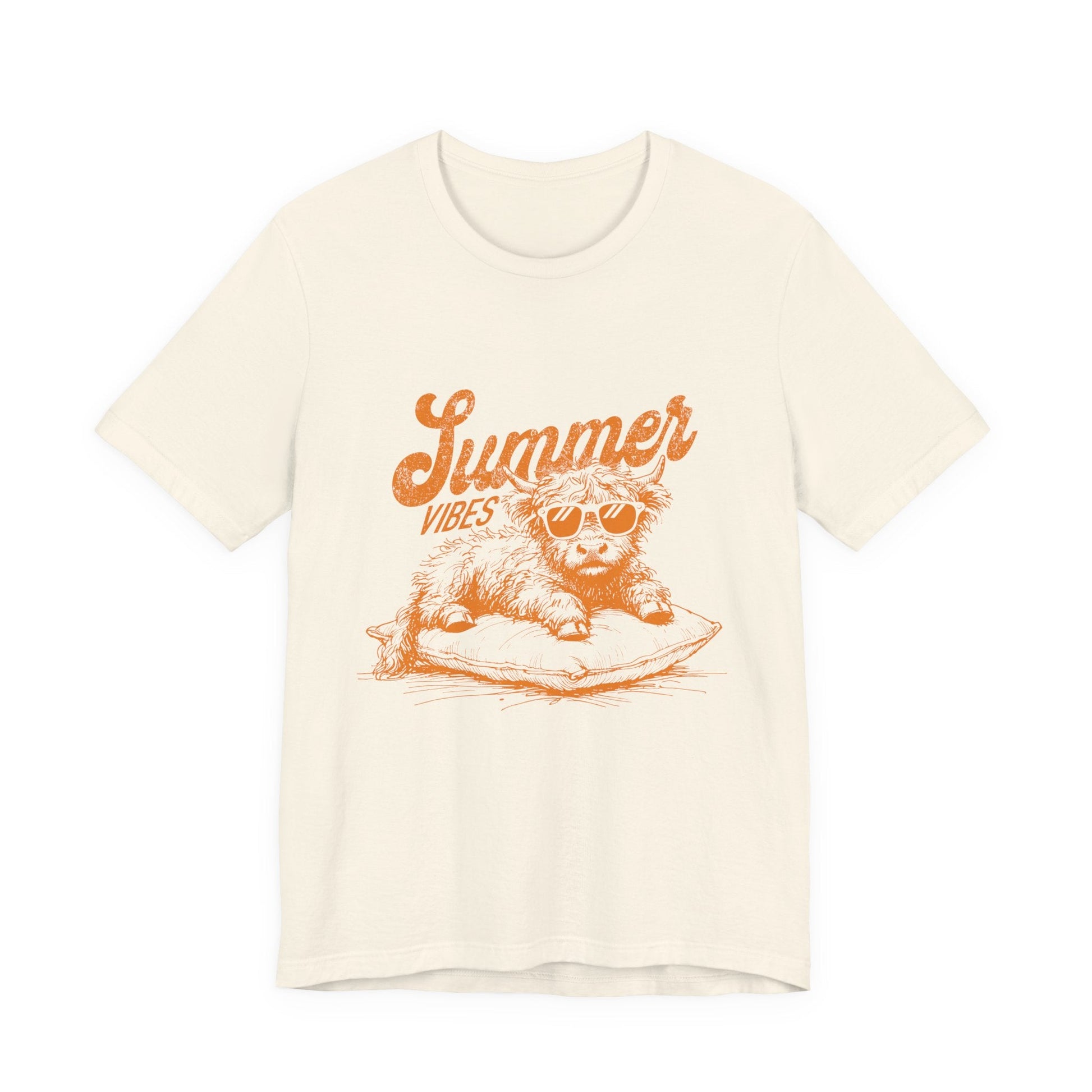 Summer Vibes Highland Cow Shirt, Western Shirt, Cow Shirt - Popbydesign