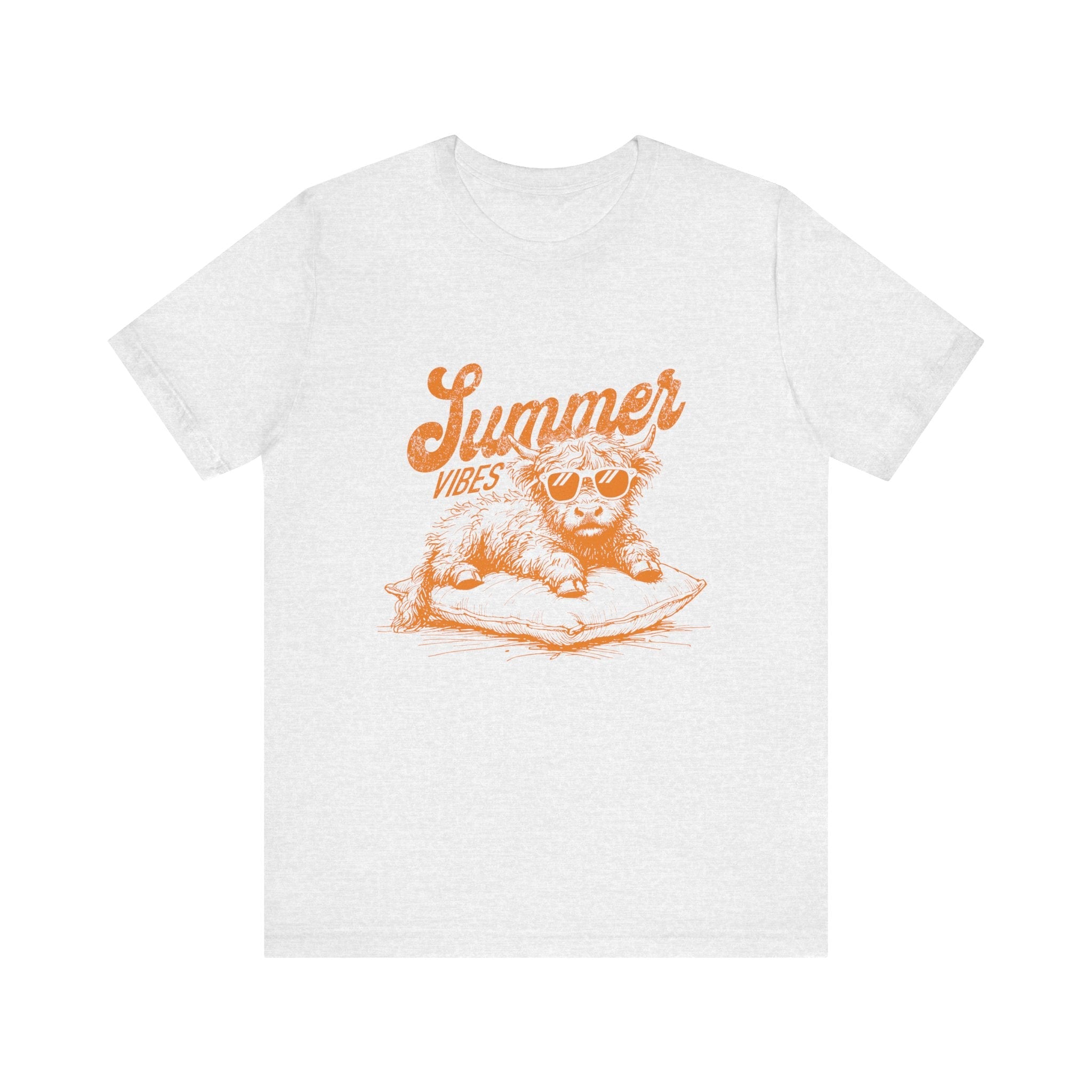 Summer Vibes Highland Cow Shirt, Western Shirt, Cow Shirt by PopCultureByDesign36