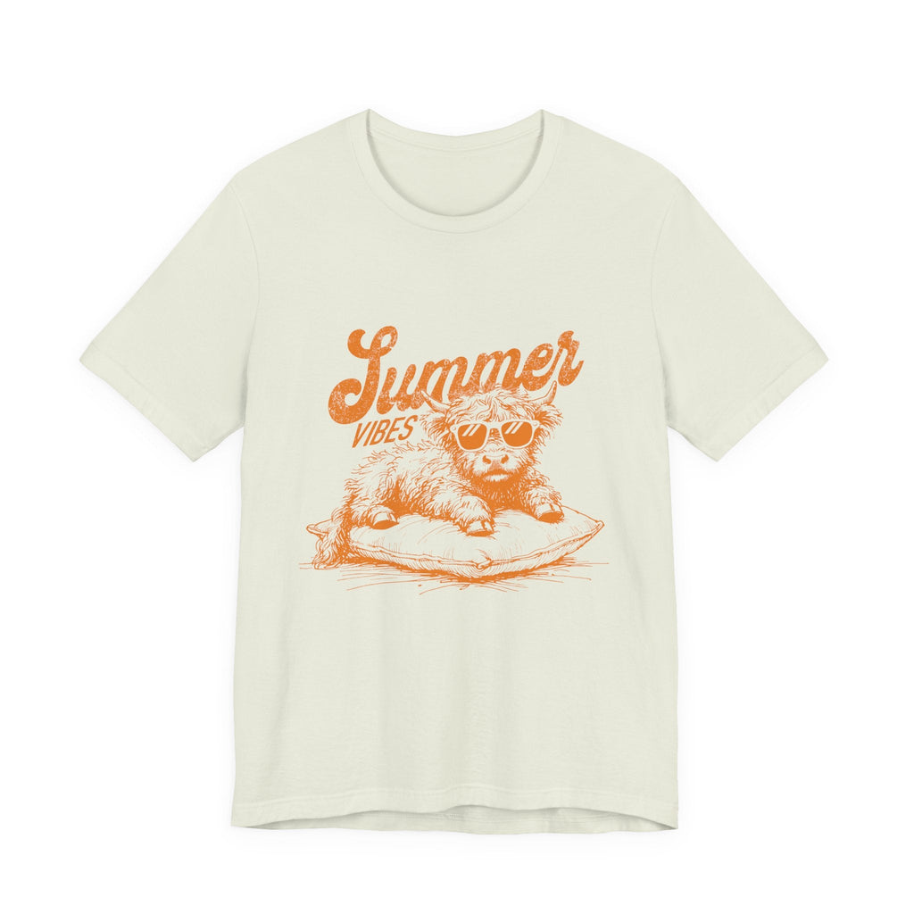 Summer Vibes Highland Cow Shirt, Western Shirt, Cow Shirt by PopCultureByDesign36